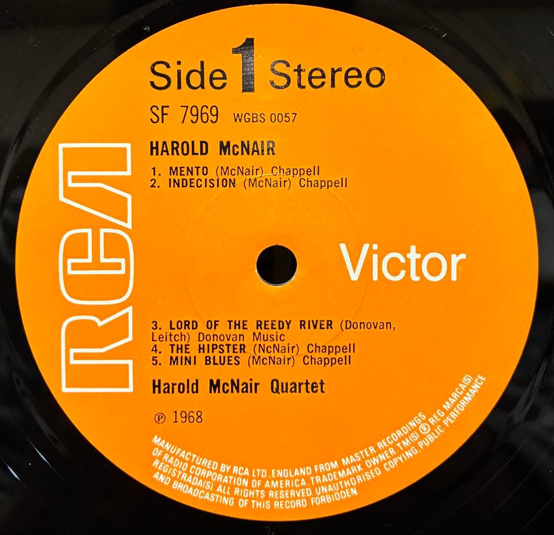 Harold McNair 英ジャズ The Hipster収録 レア盤