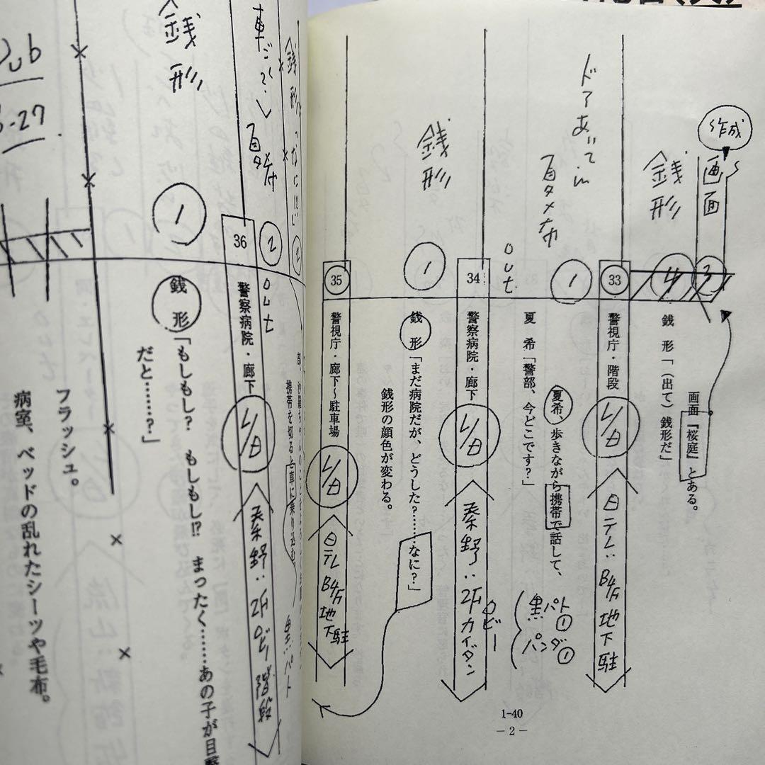 TVドラマ「銭形警部」台本3冊セット　ルパン三世　鈴木亮平三浦貴大安田顕前田敦子