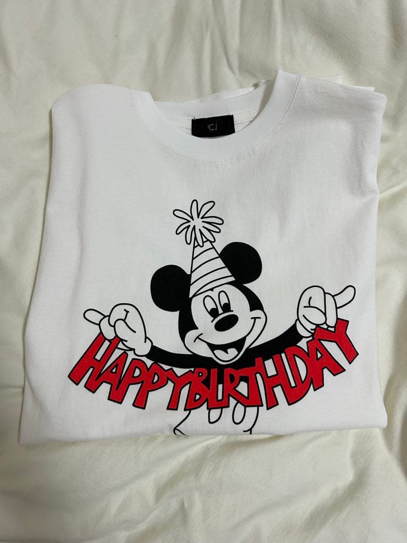 WCJミッキーマウス HAPPY BIRTHDAY Tシャツ