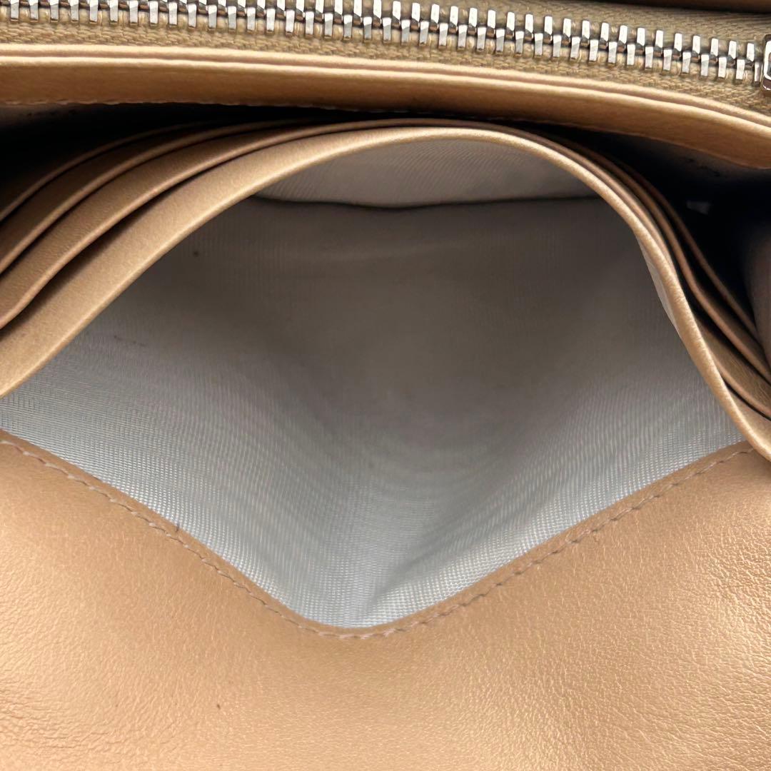 TOD'S ゴールド メッシュ二つ折り財布 トッズ 折り財布