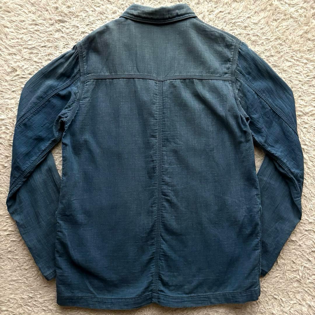 Nigel Cabourn テーラードジャケット コットンデニム 日本製 L 青