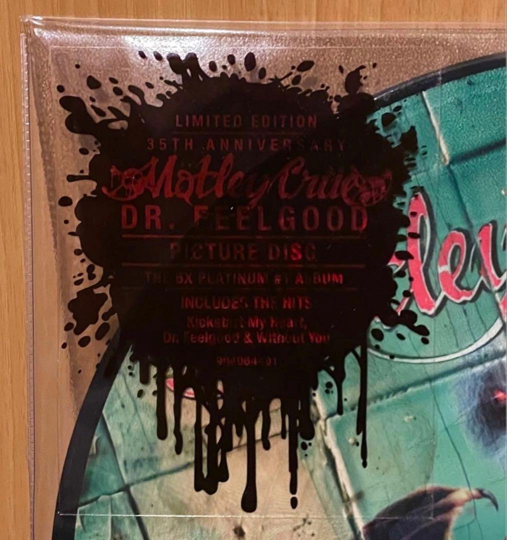 Motley Crue Dr. Feelgood ピクチャーレコード　LP❗️