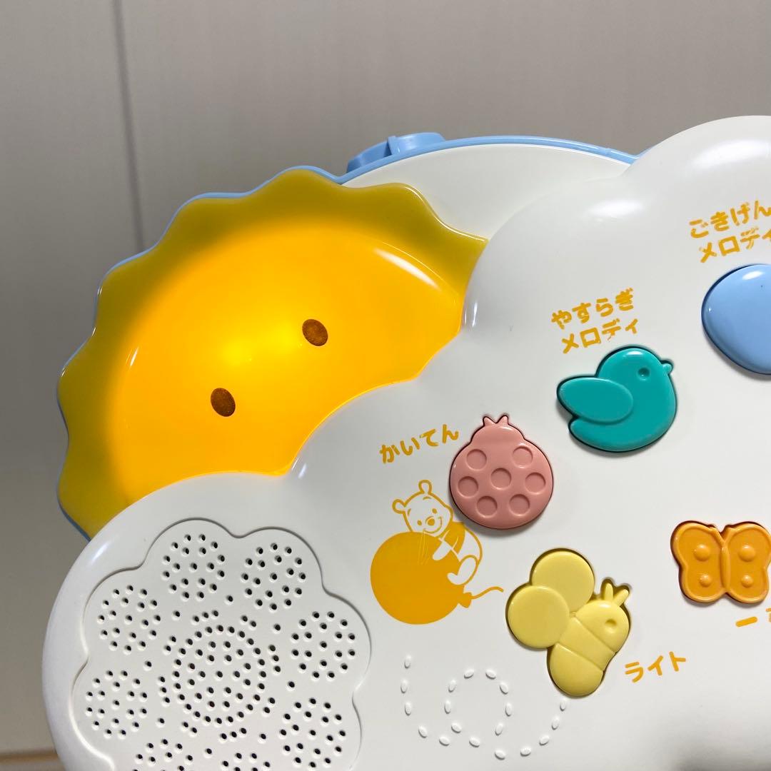 【美品】くまのプーさん えらべる回転 6WAYジムにへんしんメリー プーメリー