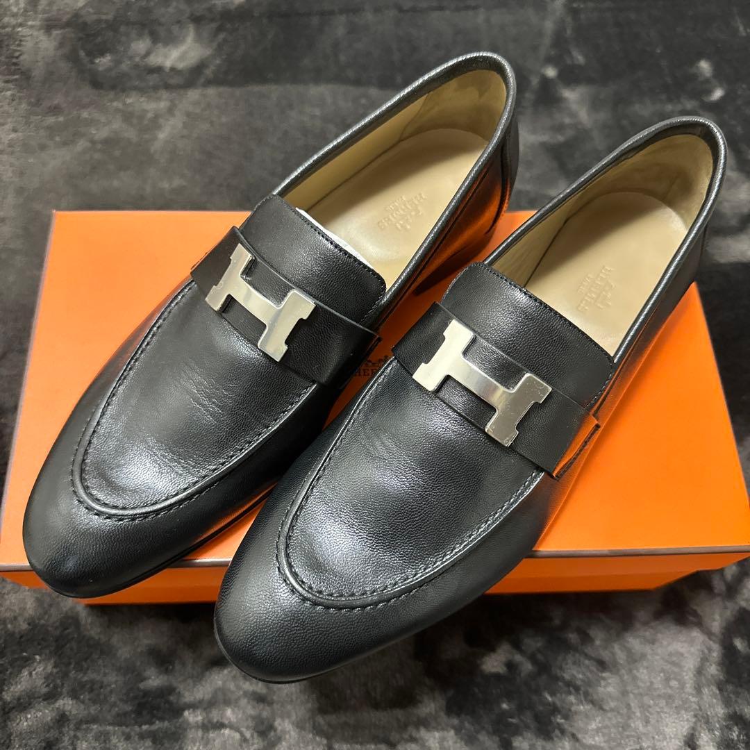 まさこ HERMES エルメス　モカシンパリ　サイズ42 1/2