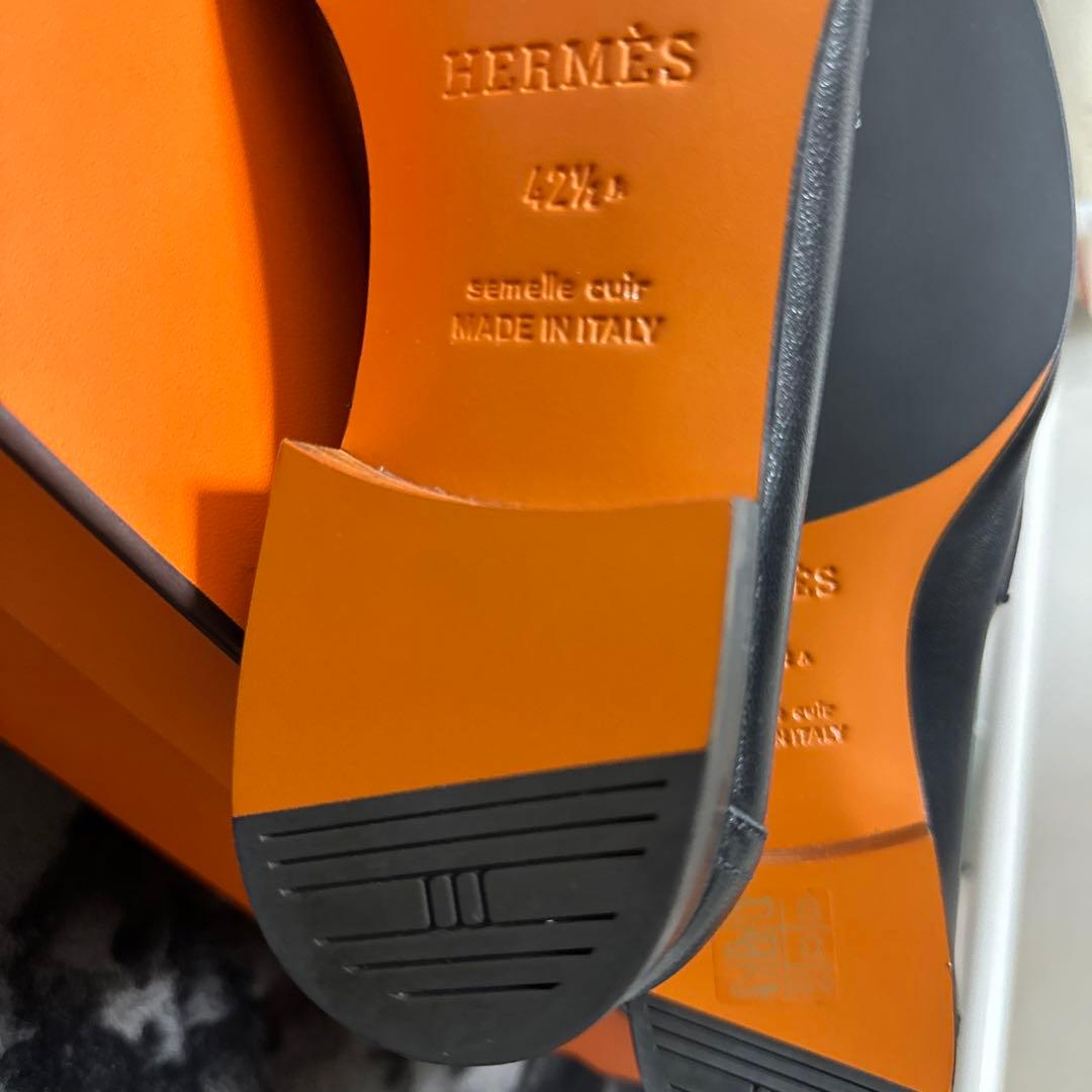 まさこ HERMES エルメス　モカシンパリ　サイズ42 1/2