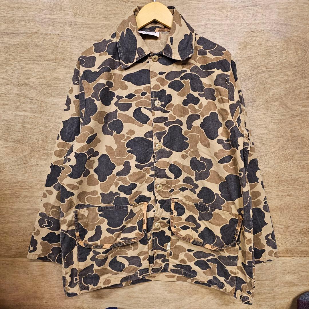 70s SAFTBAK ダックハンターカモ　シャツジャケット　カバーオール