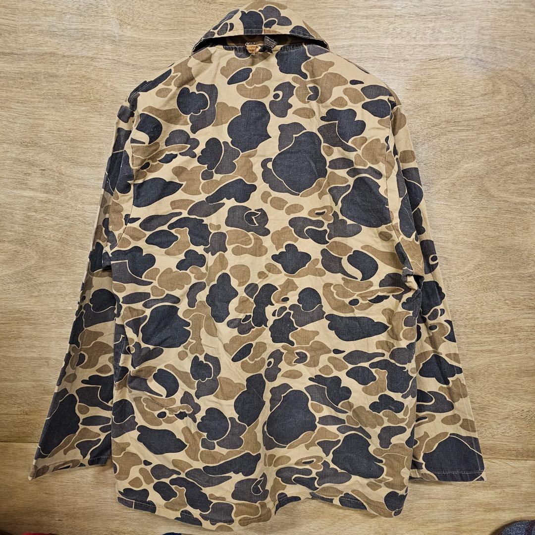70s SAFTBAK ダックハンターカモ　シャツジャケット　カバーオール