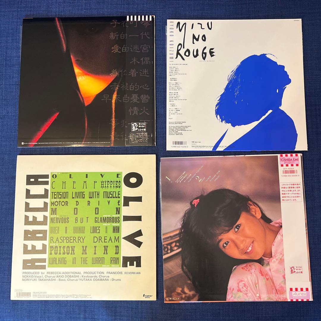 昭和アイドルレコード 本田美奈子　中森明菜　レベッカ　小泉今日子