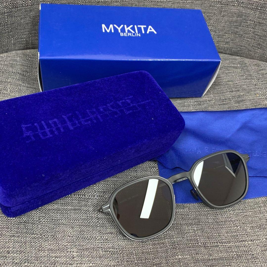 MYKITA ブラック サングラス ケース付き