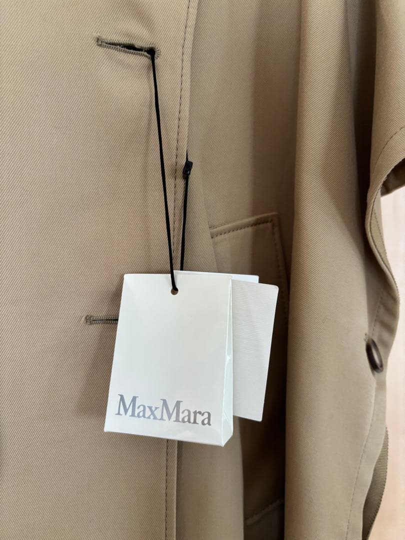 Max Mara PERNICE コットンケープ　ポンチョ　S タグ付き 新品