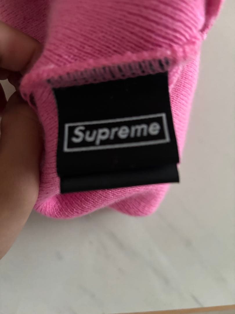 supreme sロゴニット帽