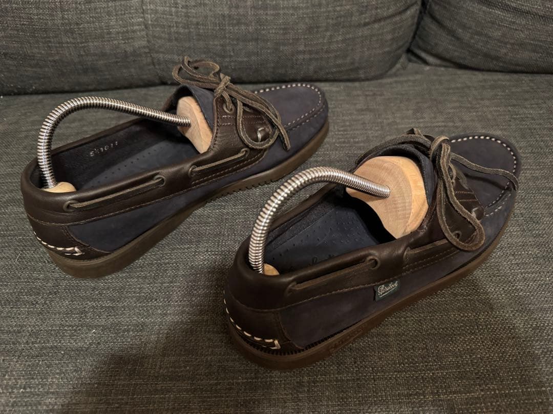 Paraboots ネイビー デッキシューズ 5h
