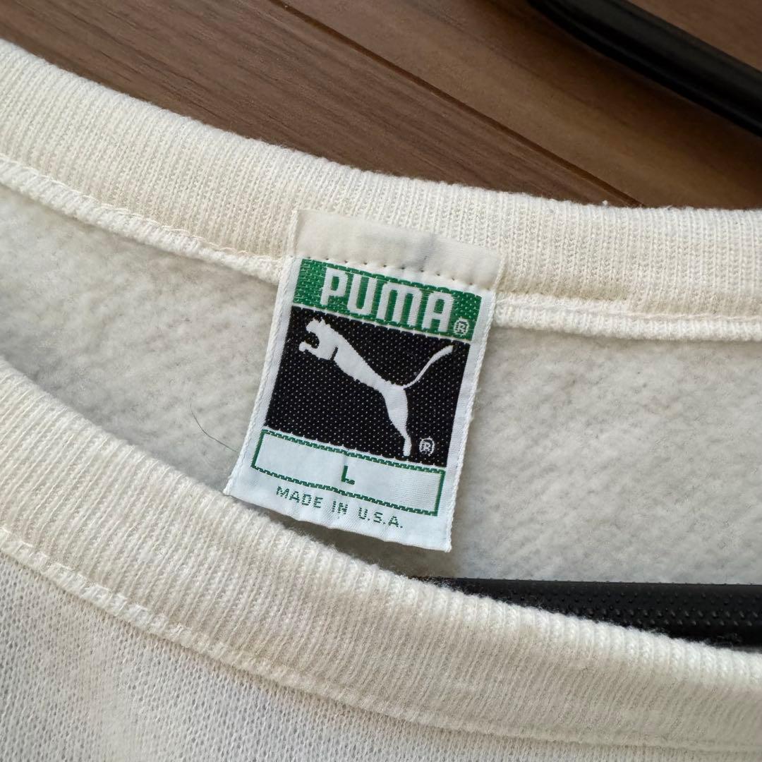 ビンテージ８０年代　プーマPUMA ノンスリーブ スウェットL1着　©️1983