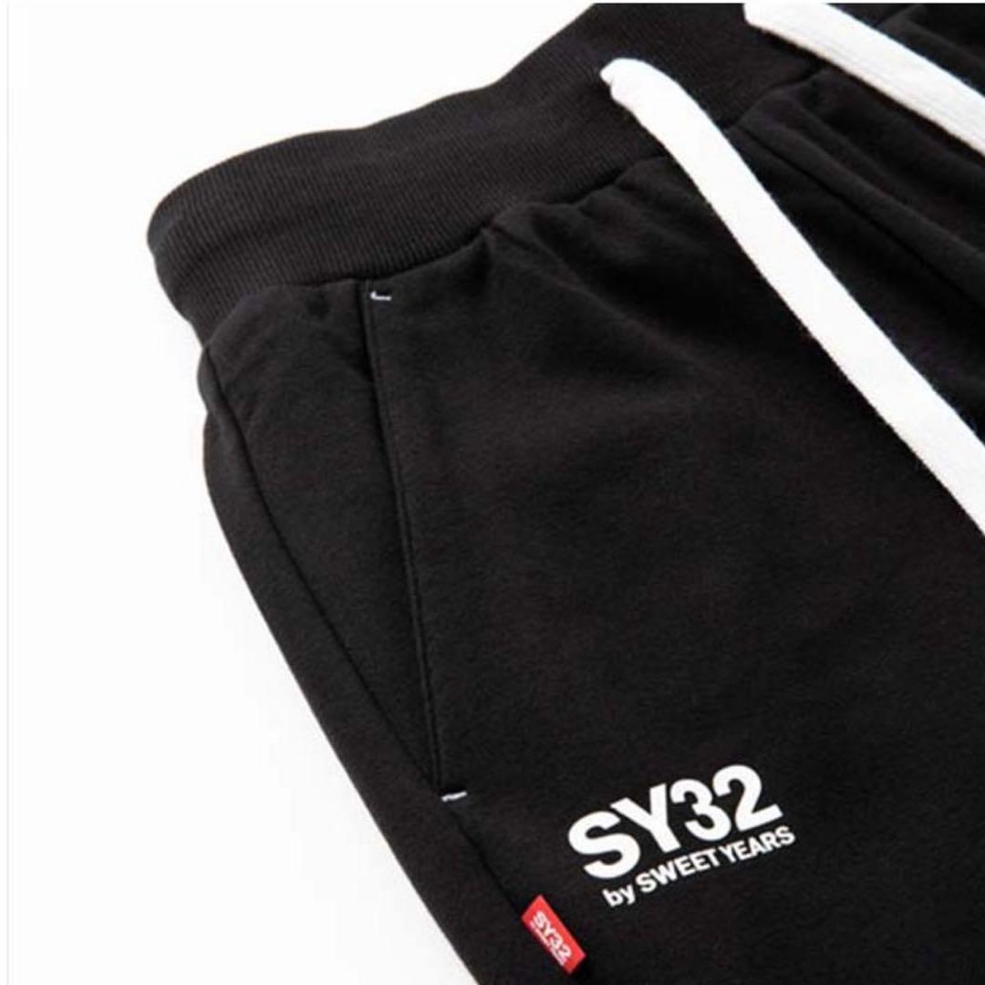 SY32 by SWEETYEARS スウェットパンツ シールドロゴ