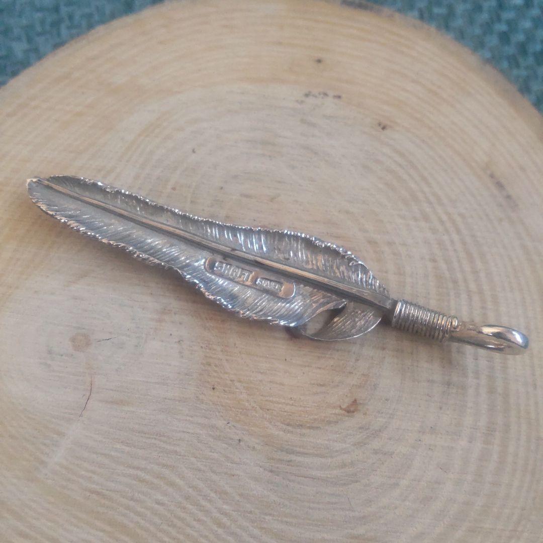 SHAFT SILVER WORKS・コイル カゼキリ フェザーネックレス・希少
