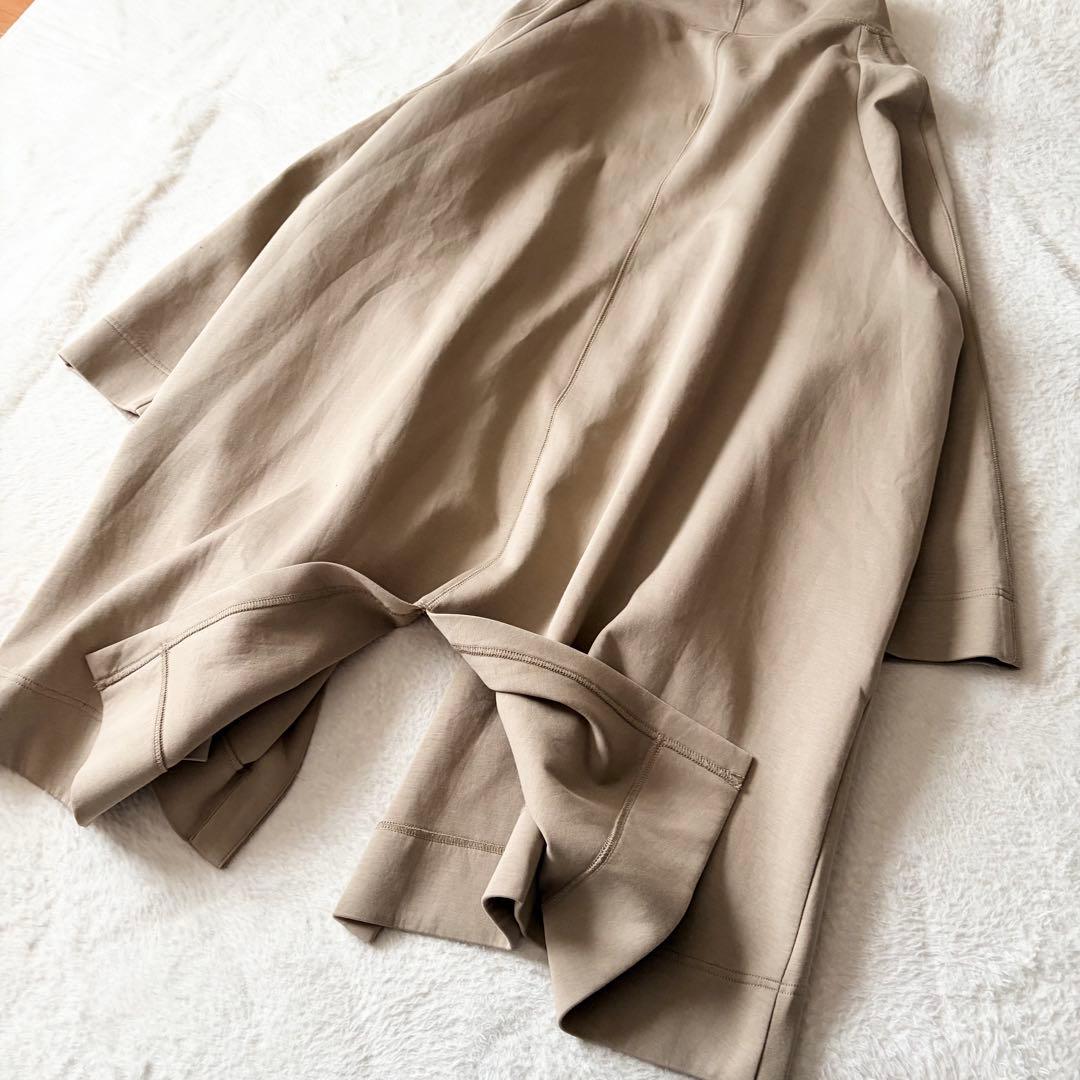 1467 希少✨ 萌 モユル スプリングコート ロング丈 ベージュ L 洗える