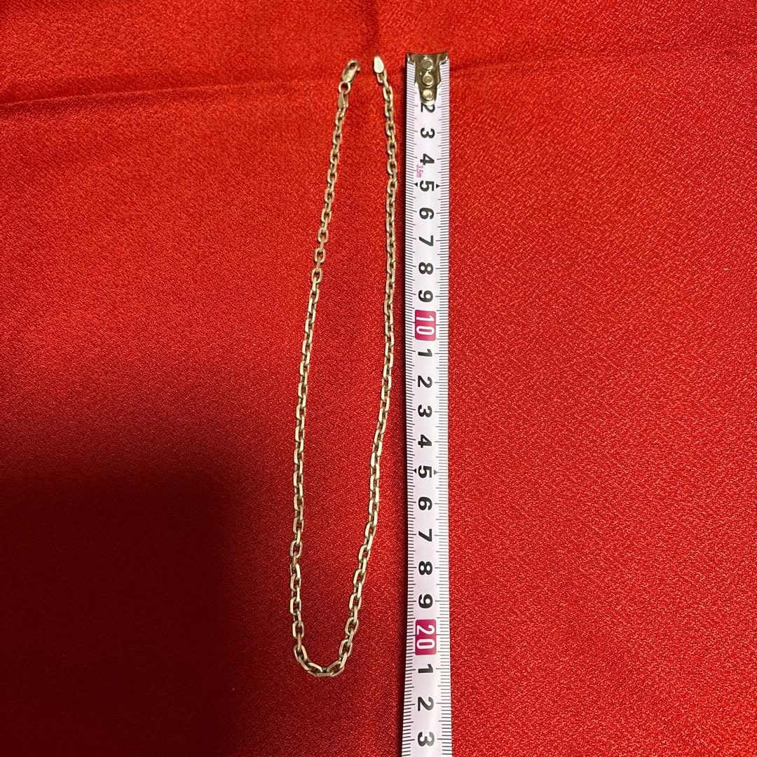 シルバー 925ネックレス 約45cm 調節可能