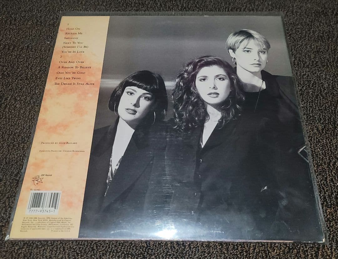 【希少USオリジナル盤】Wilson Phillips LPレコード 1990年