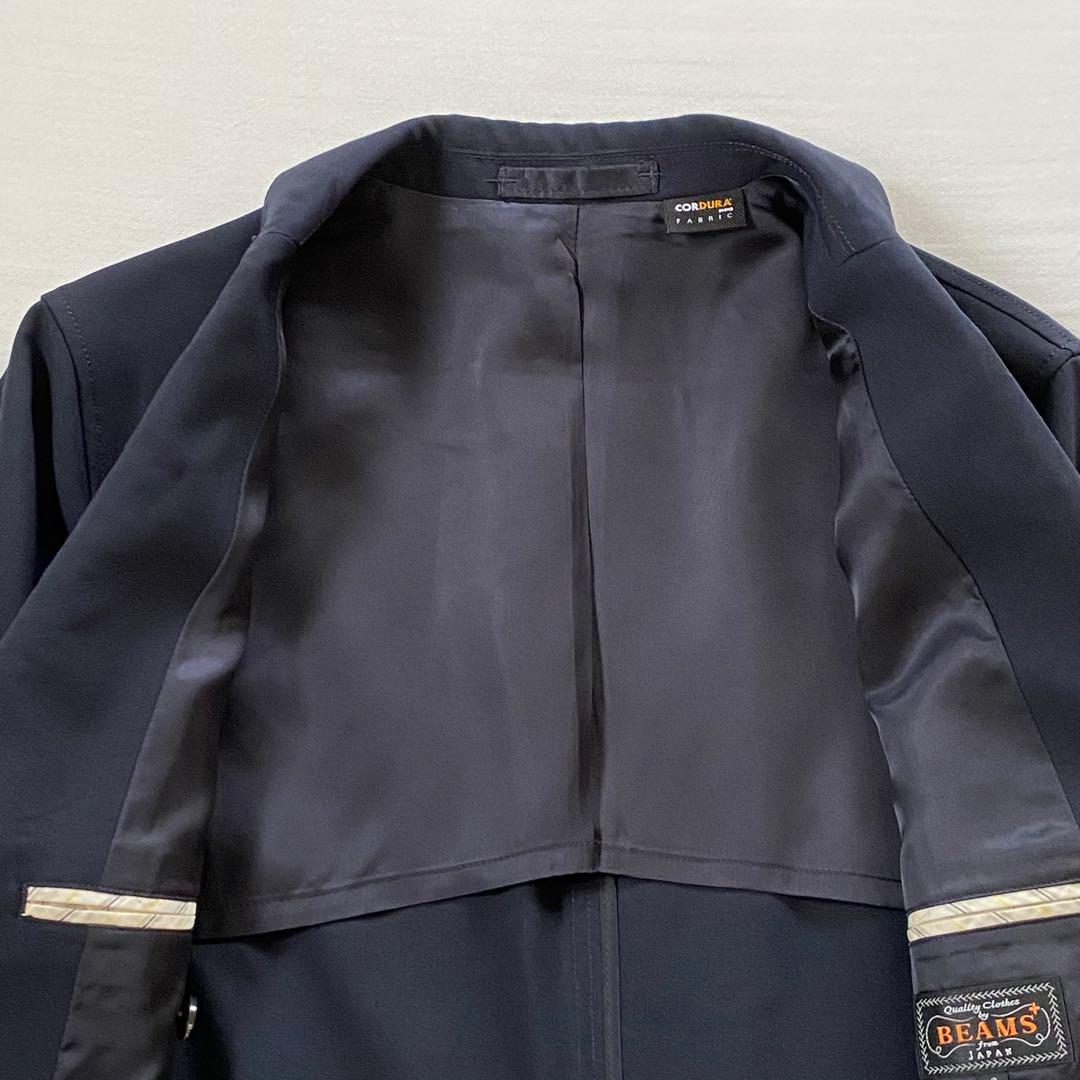 ビームスプラス 紺ブレザー 金ボタン シングルジャケット Sサイズ 付属品付き