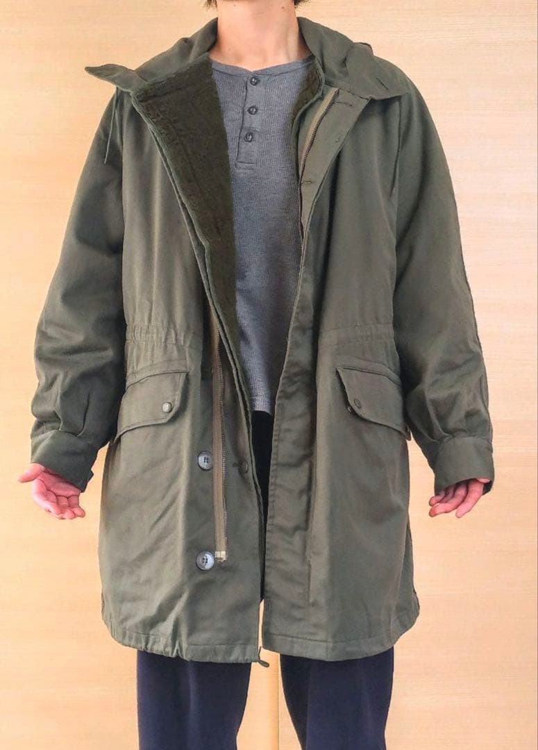 フランス軍　M64パーカー　92C ライナー付き　美品　モッズコート