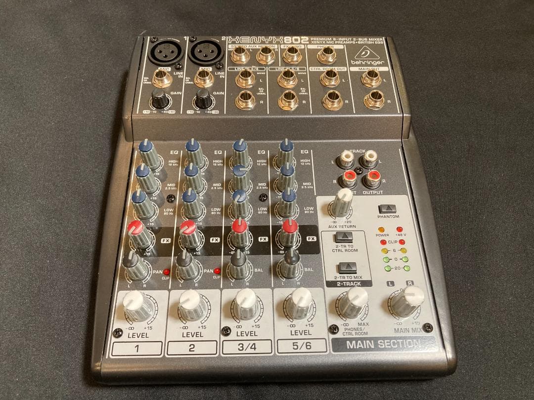 Behringer XENYX 502 アナログミキサー