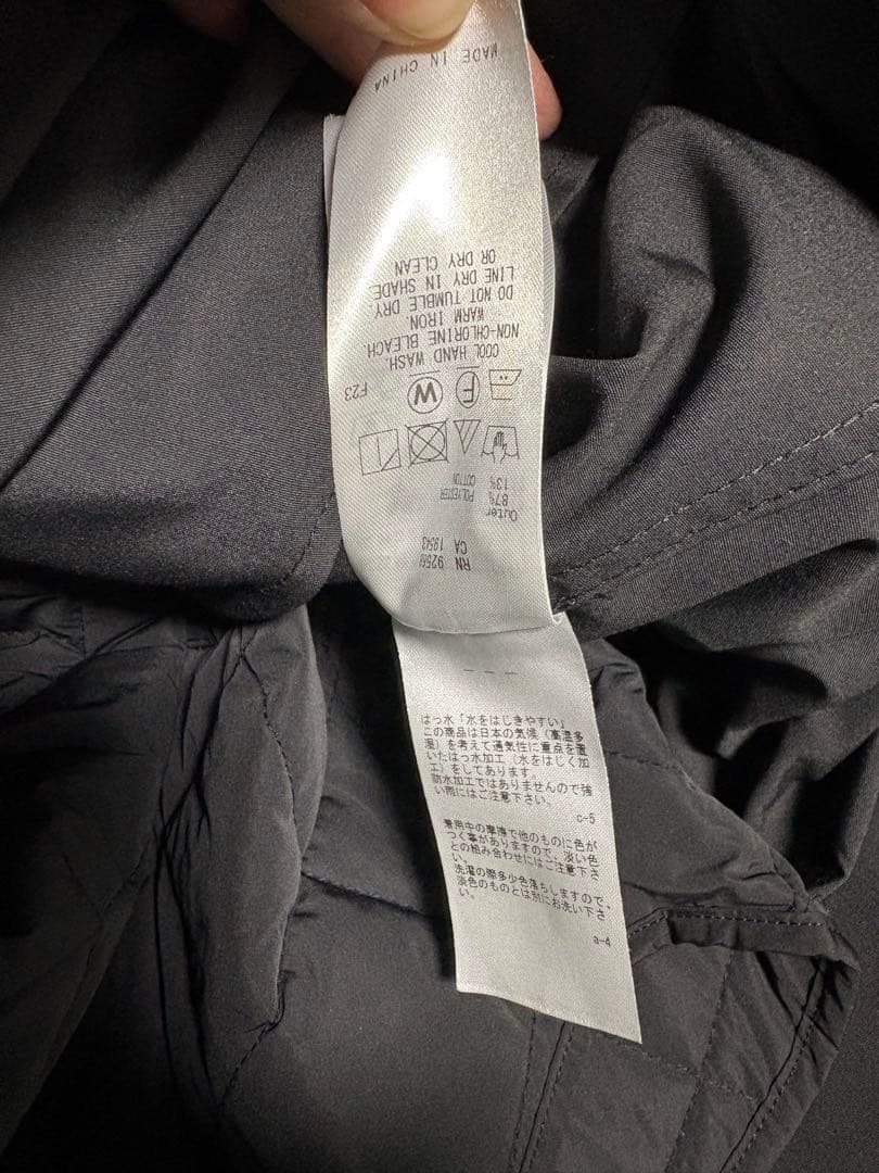 美品⭐︎23区 オンワード樫山 2wayモッズコート 黒 44(LL.XXL)