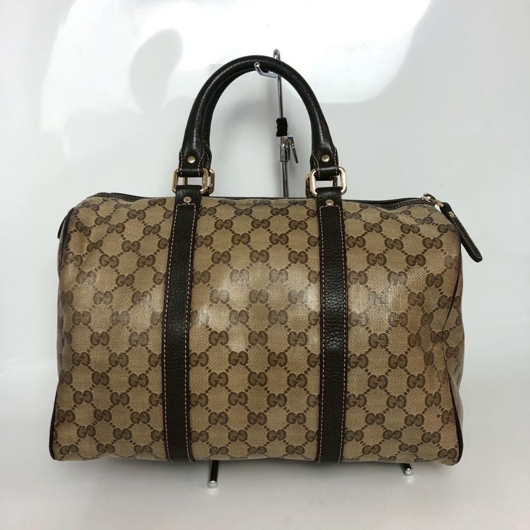 GUCCI グッチ GGコーティングキャンバス ハンドバッグ レディース