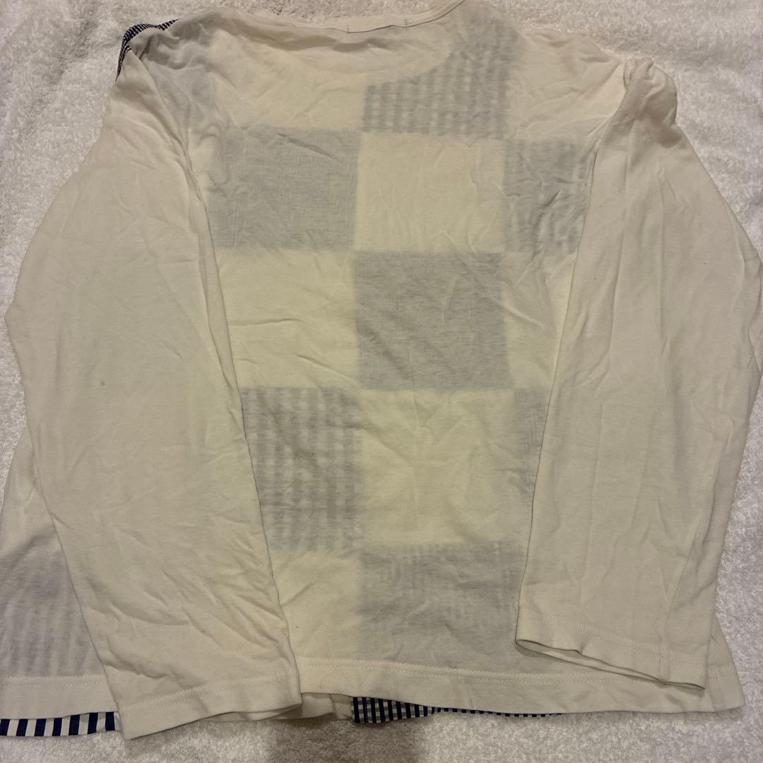 COMME des GARÇONS ヴィンテージ　パッチワーク 長袖Tシャツ M