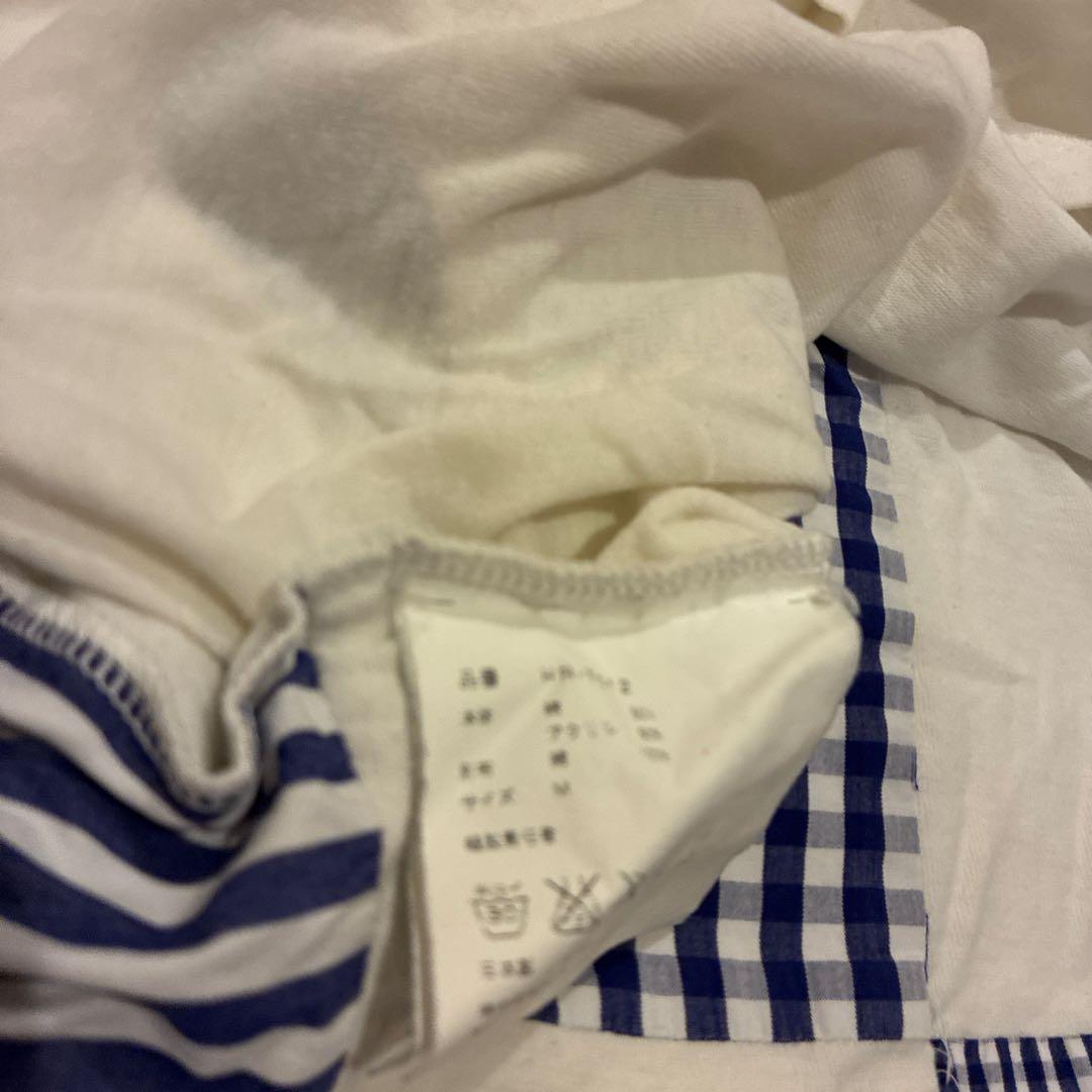 COMME des GARÇONS ヴィンテージ　パッチワーク 長袖Tシャツ M