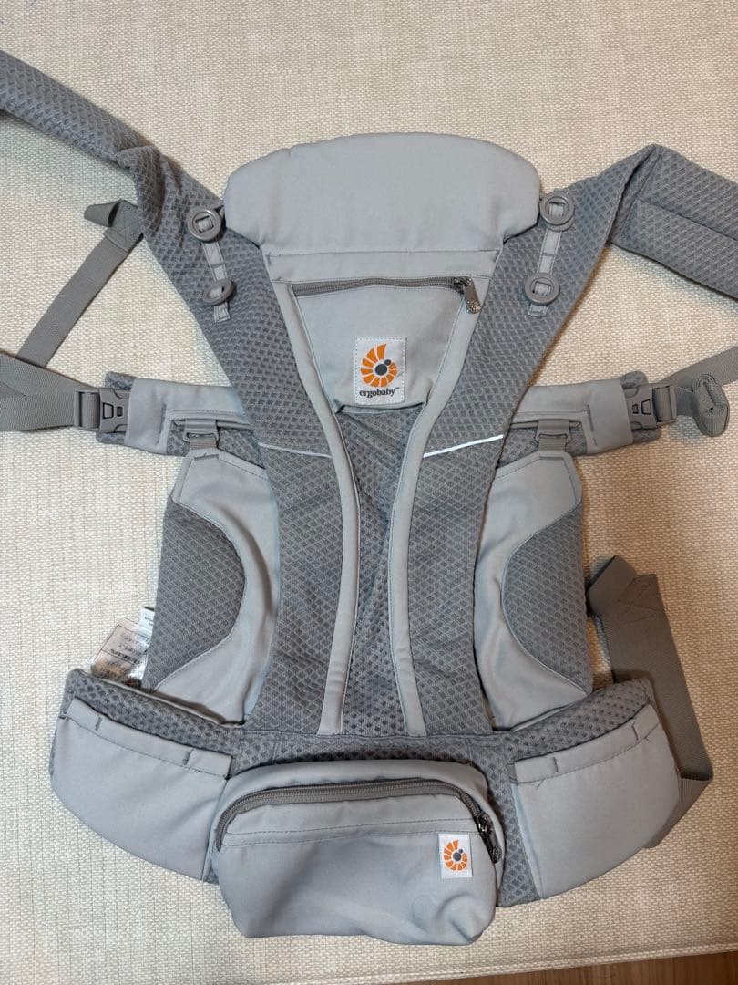 Ergobaby OMNI Breeze 抱っこ紐 パールグレー ポーチ付