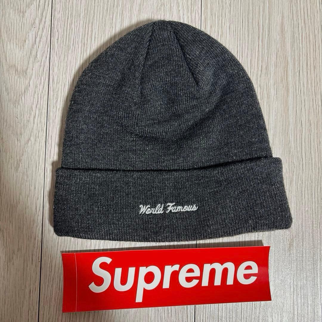 SUPREME x NEWERA BOX LOGOボックスロゴニット帽子キャップ