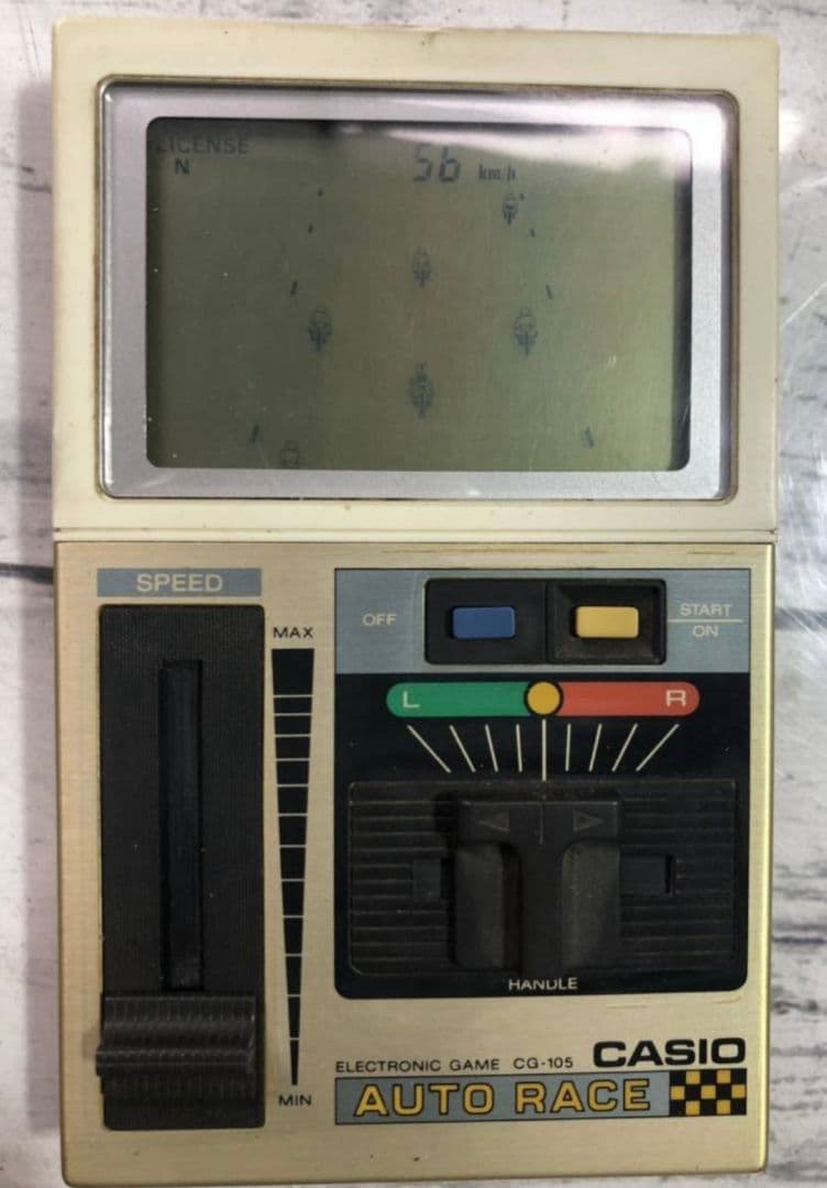 希少レトロゲーム　箱付き CASIO カシオ CG-105  AUTO RACE