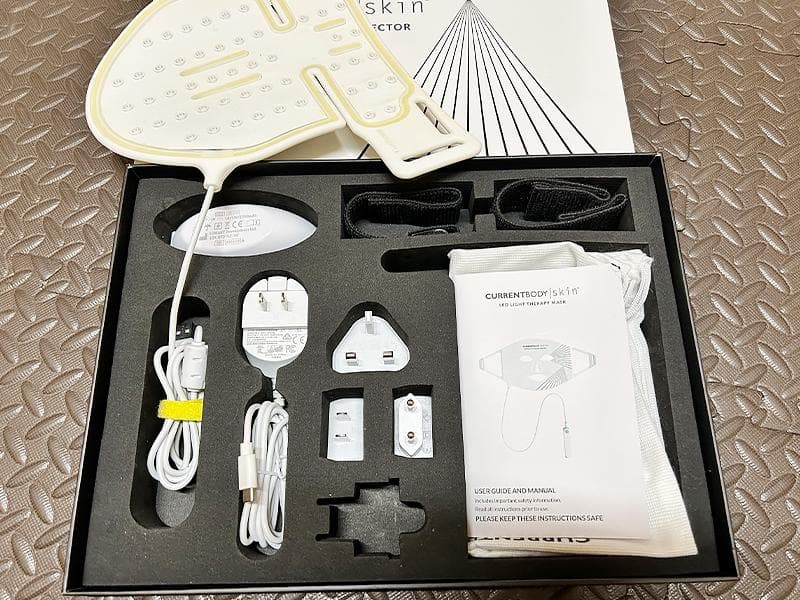 カレントボディー フェイス用+ネック&デコルテ LEDライトセラピー セット