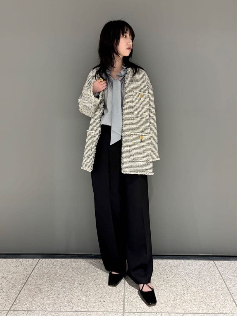 ジャーナルスタンダードレサージュ美品⭐️日本製GIOLICAツイードジャケット