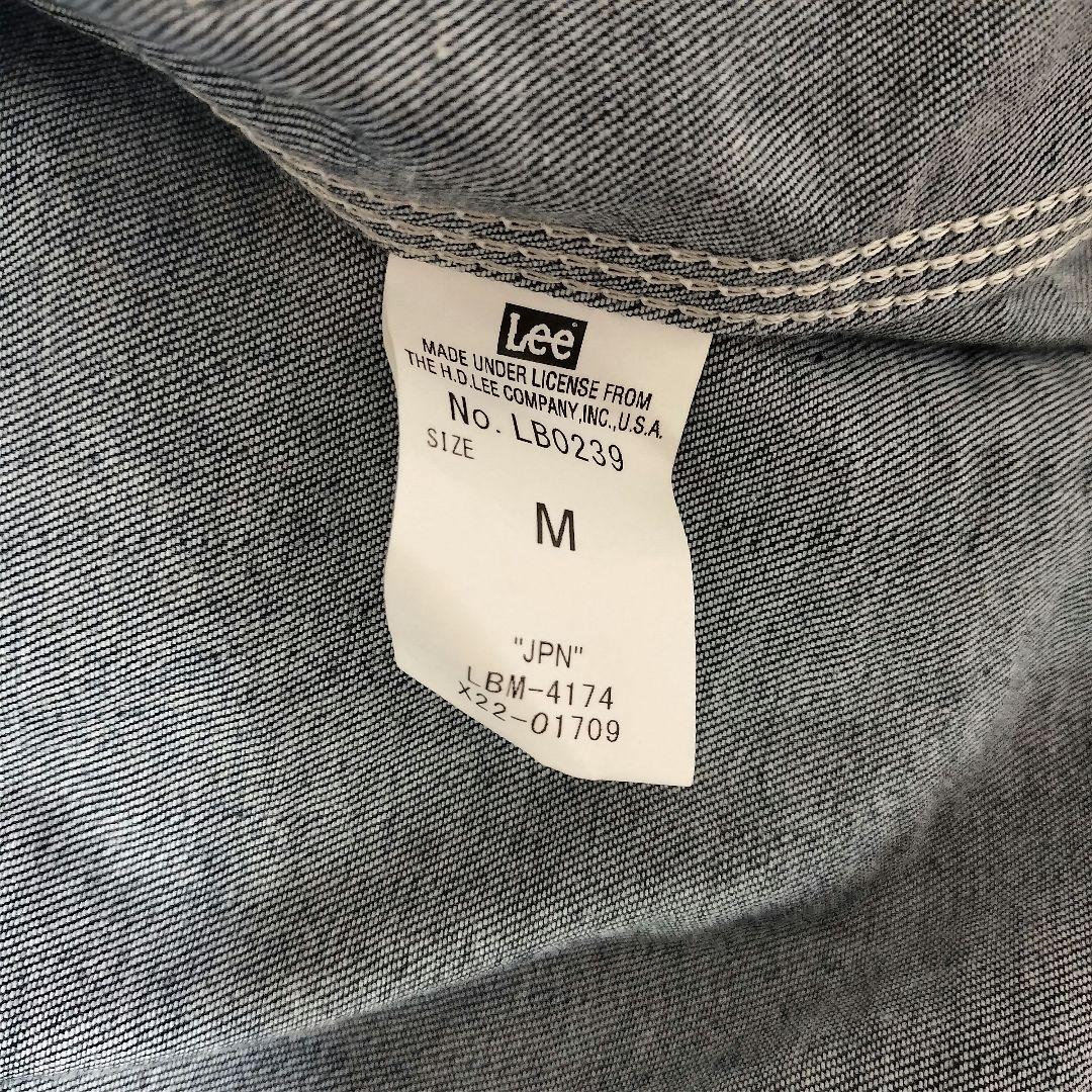 【Lee】デニムカバーオール LB0239 ノーカラージャケット　インディゴ　M