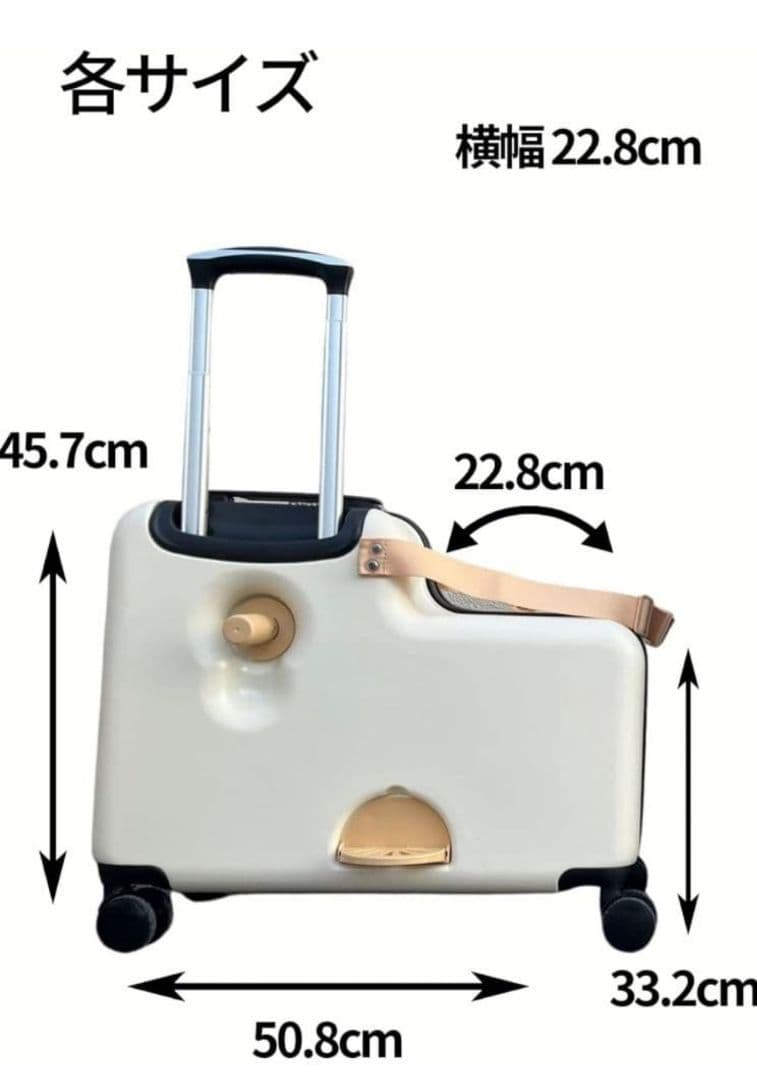 【新品未使用】子供用の手持ち・足置きあり／キッズトラベルmini／キャリーケース