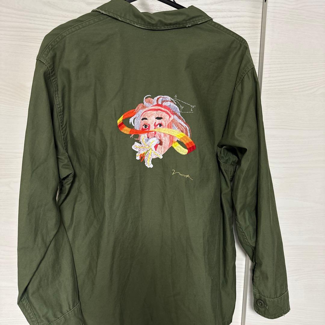 JOHNBULL ミリタリーエンブロイダリーシャツ