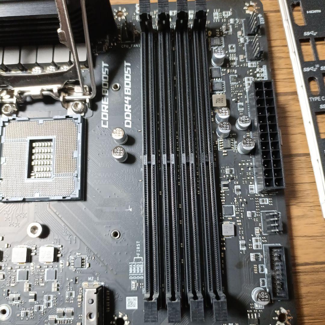 【動作確認済】msi z590-s01