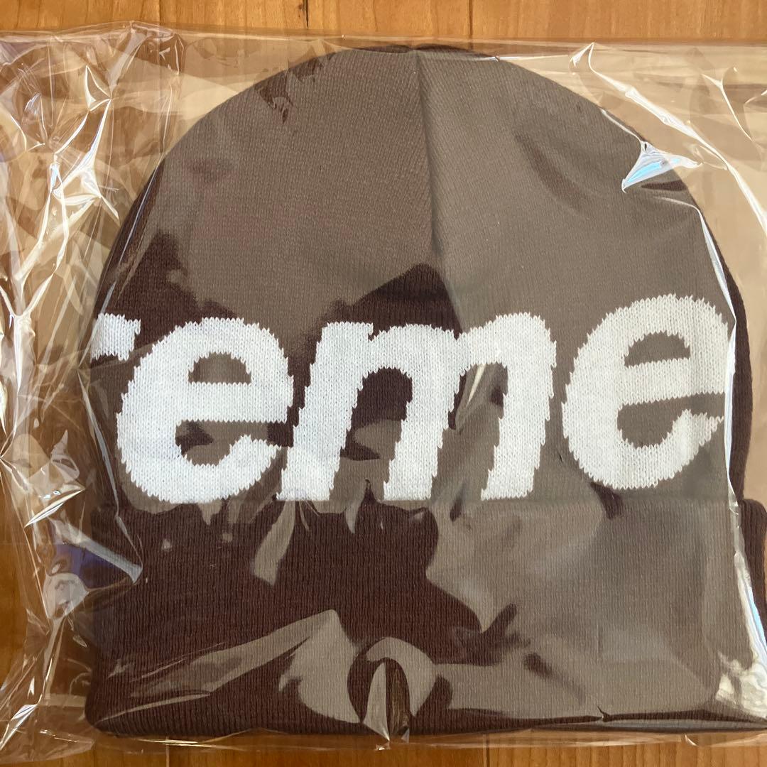 週末限定価格Supreme シュプリーム Big logo　ニット帽　新品未開封