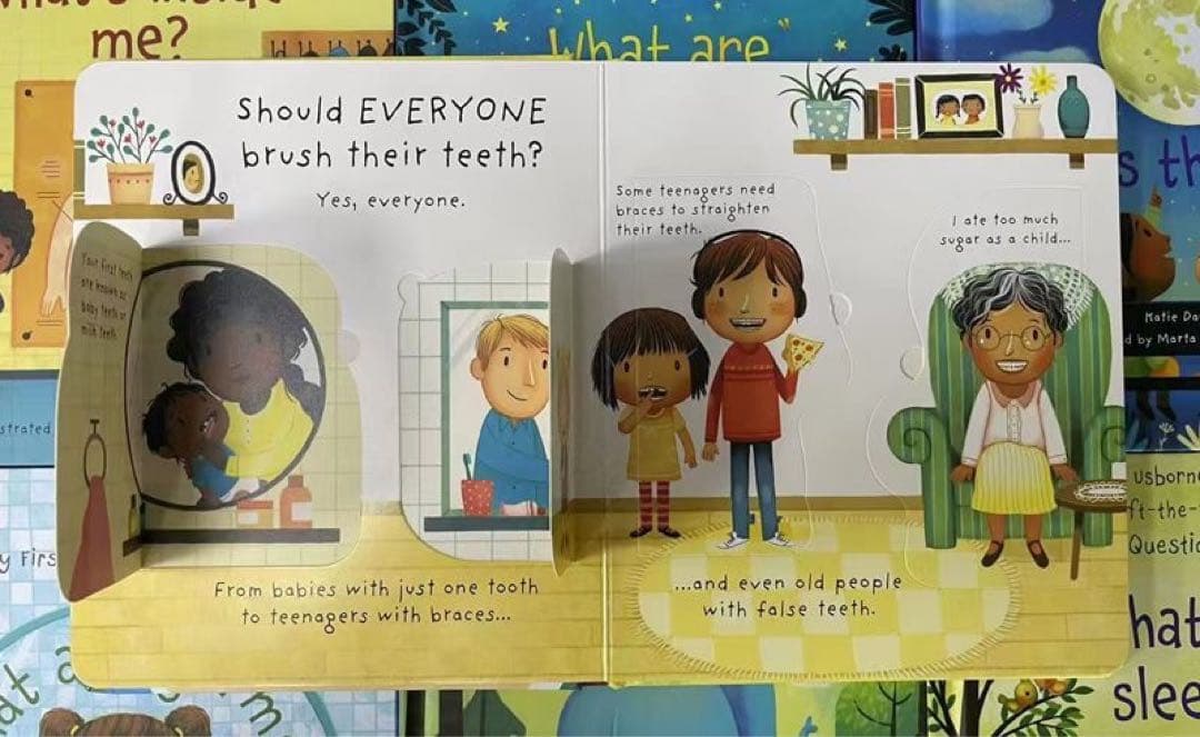 Usborne Very First Q&A 英語仕掛け絵本ボードブック15冊