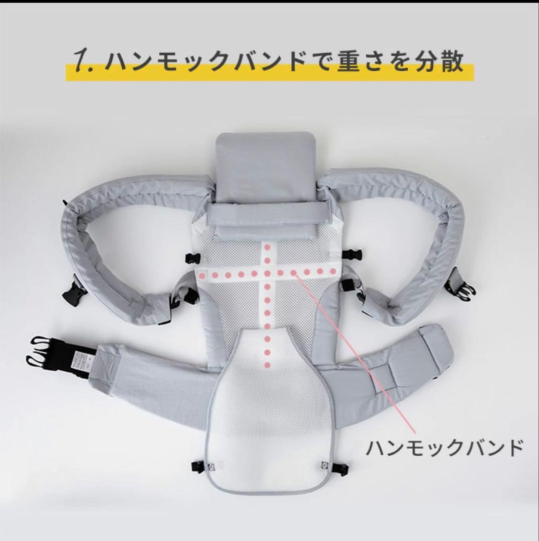 ♦︎ファムキャリー♦︎抱っこ紐 おんぶ紐 エルゴ ベビービョルン オムニ ［グレー］