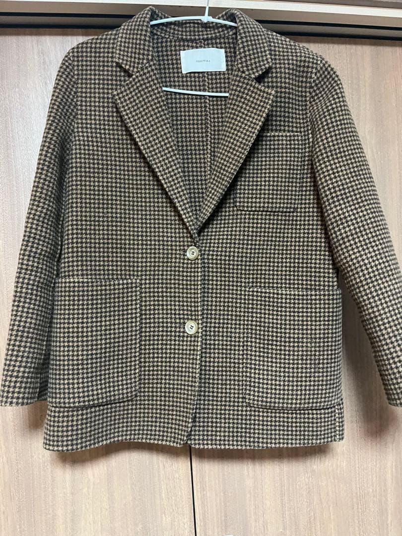 ジャケット・アウター TODAYFUL Wool Check Jacket 36