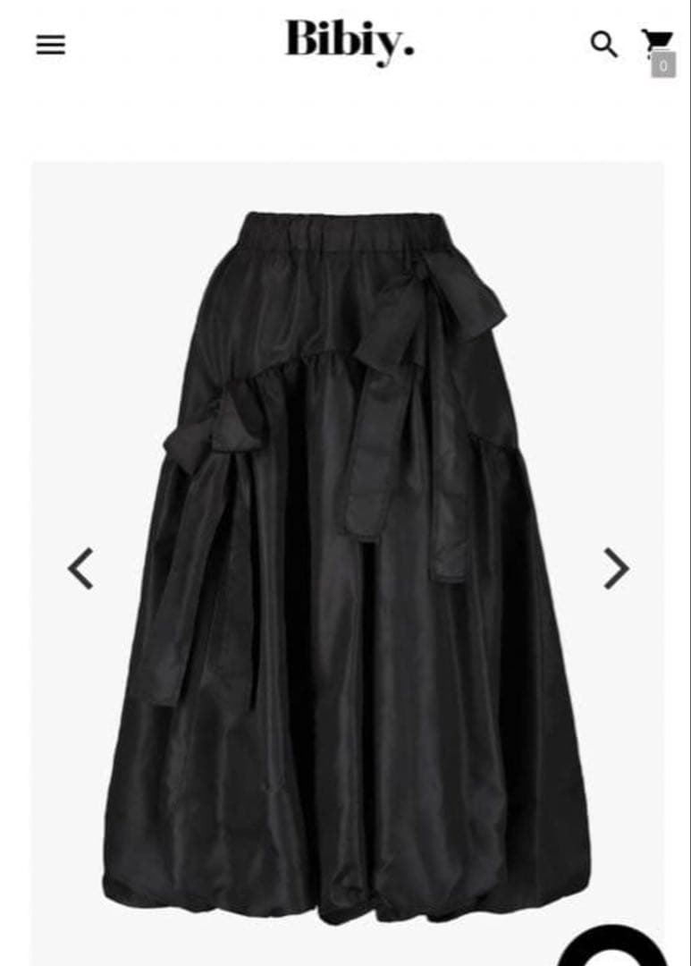Bibiy JOLIE RIBBON SKIRT リボン バルーンスカート