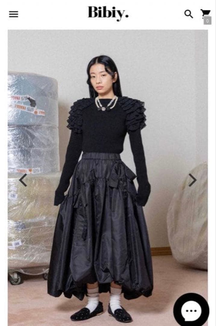 Bibiy JOLIE RIBBON SKIRT リボン バルーンスカート