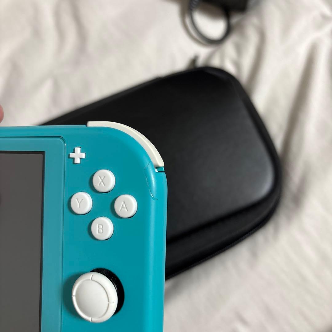 Nintendo Switch Lite ターコイズ 本体　 充電器・ケース付き