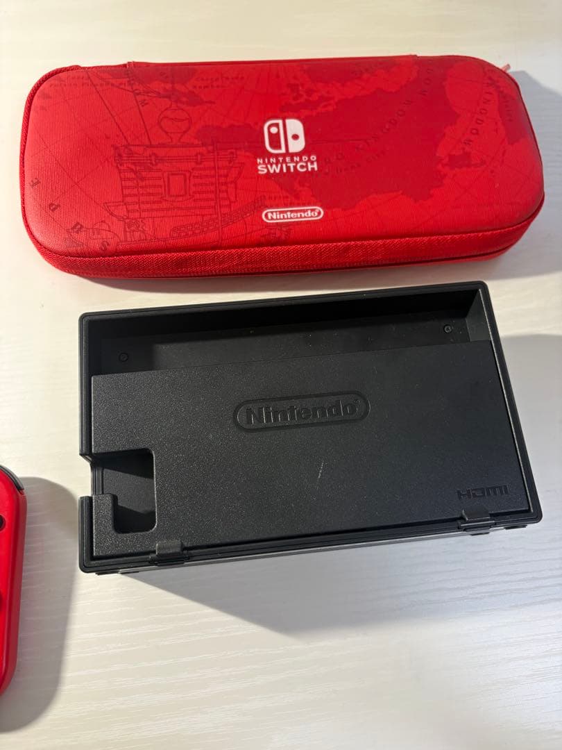 美品Nintendo Switch 本体セット（限定レッド）＋128GBメモリ付