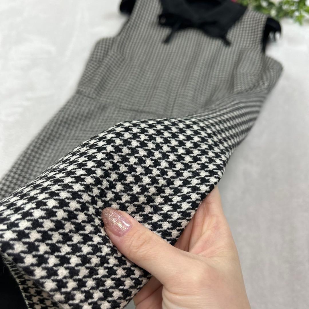 お*い様 J915 美品 L レッドヴァレンティノ 現行 ひざ丈ワンピース レデ