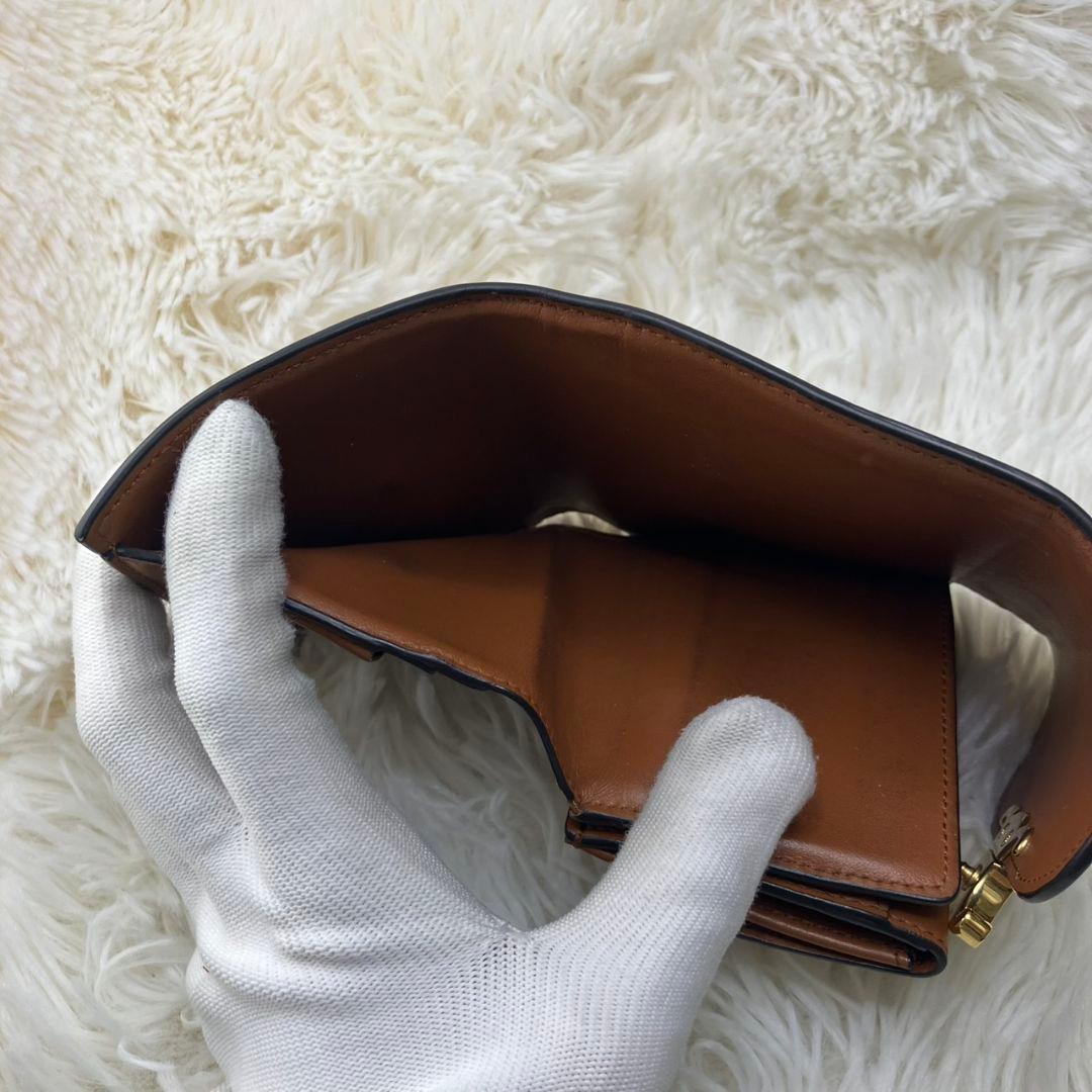 極美品✨セリーヌ トリオンフ スモールウォレット テキスタイル 三つ折財布