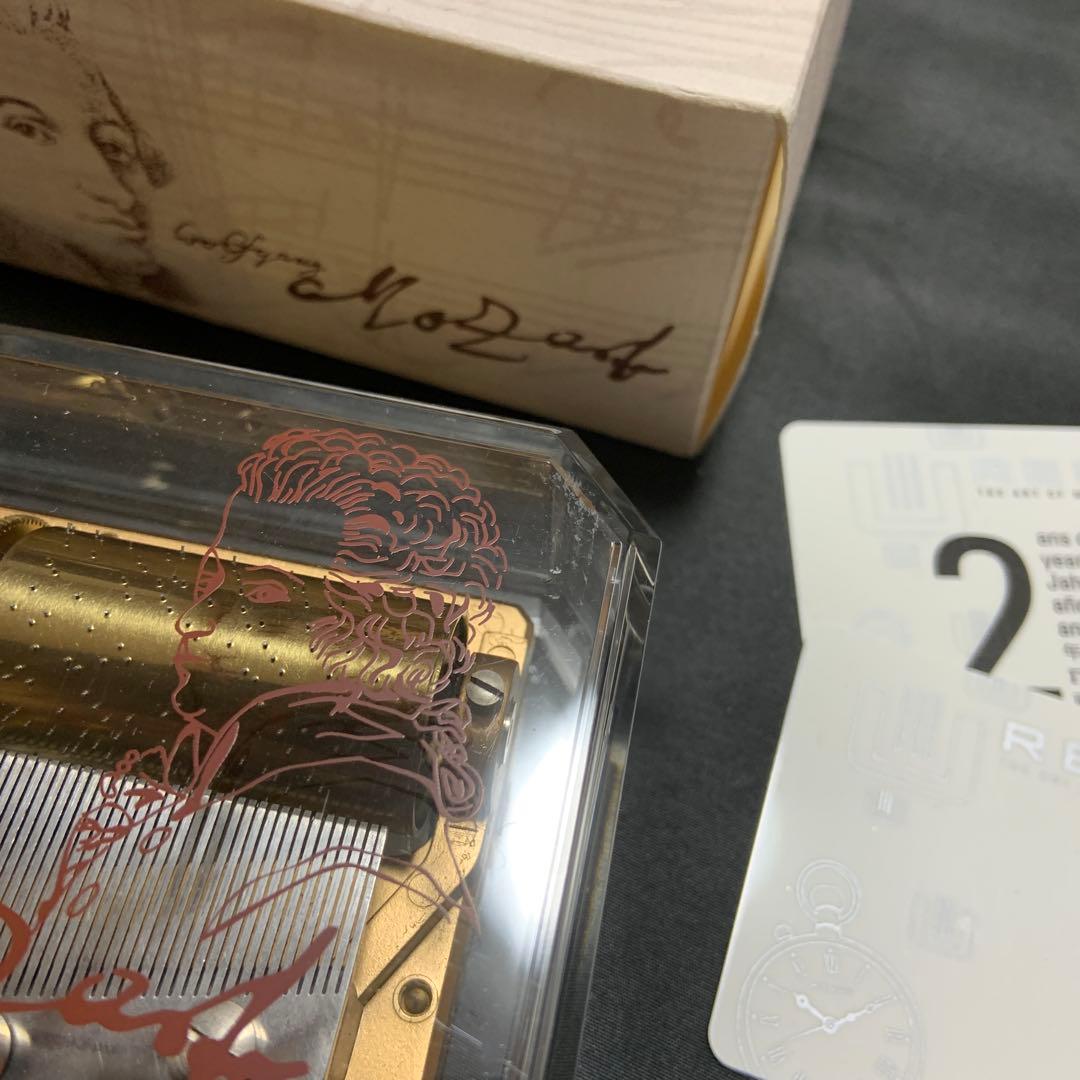 REUGE オルゴール 36弁 アクリルケース mozart