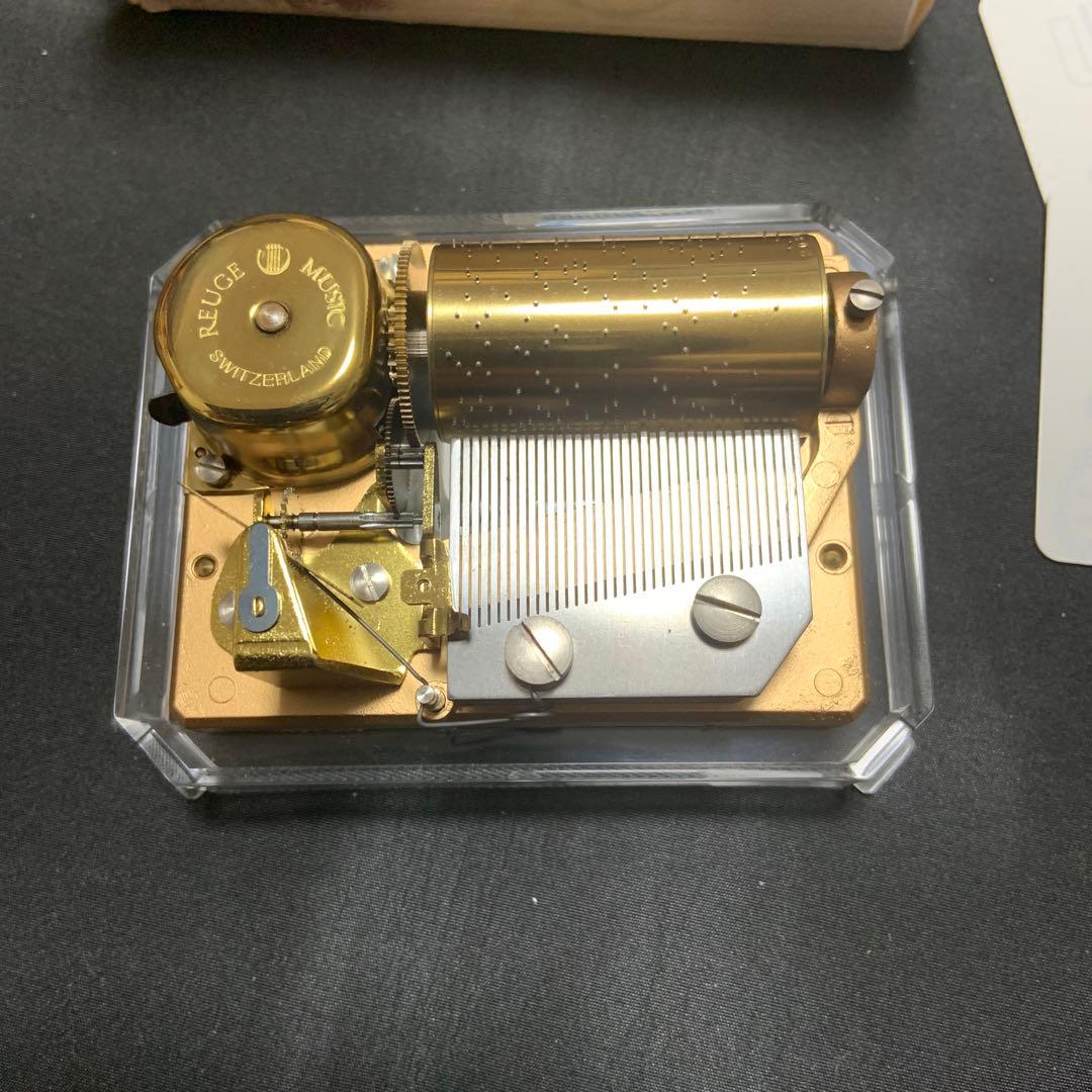 REUGE オルゴール 36弁 アクリルケース mozart